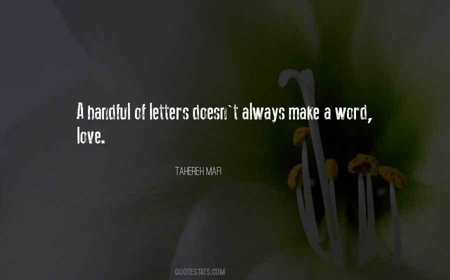 Word You Can Make With These Letters Quotes #1762723