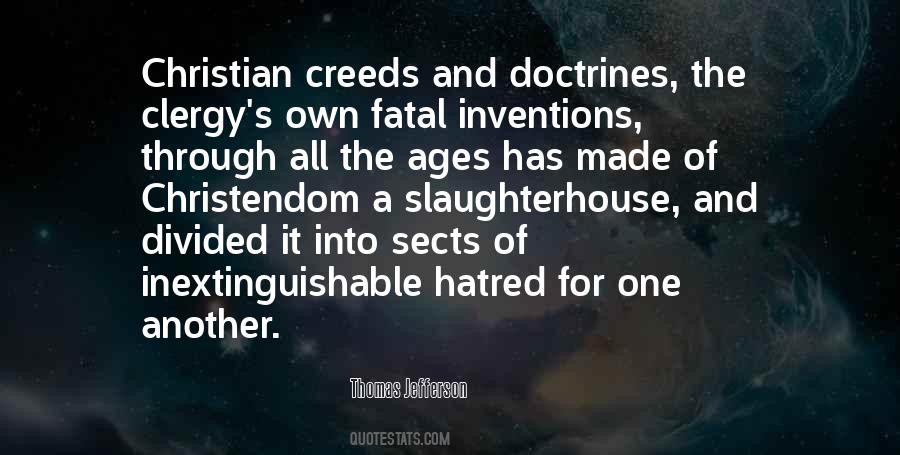 Christian Doctrines Quotes #1465417