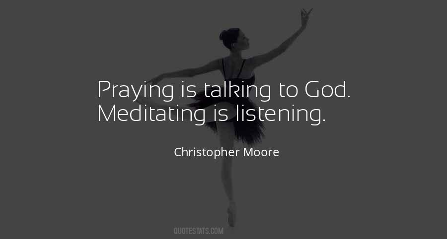 Listening Prayer Quotes #1284115