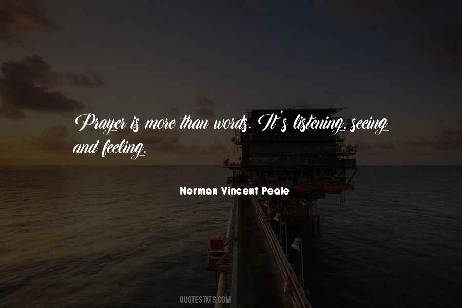 Listening Prayer Quotes #1451229