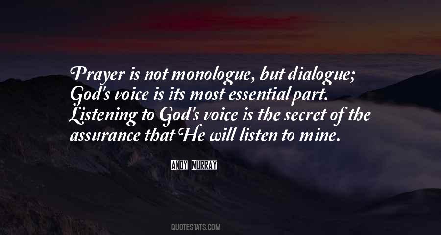 Listening Prayer Quotes #1675109