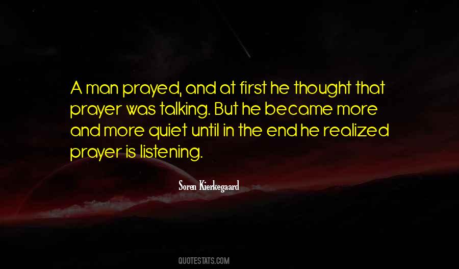 Listening Prayer Quotes #302786