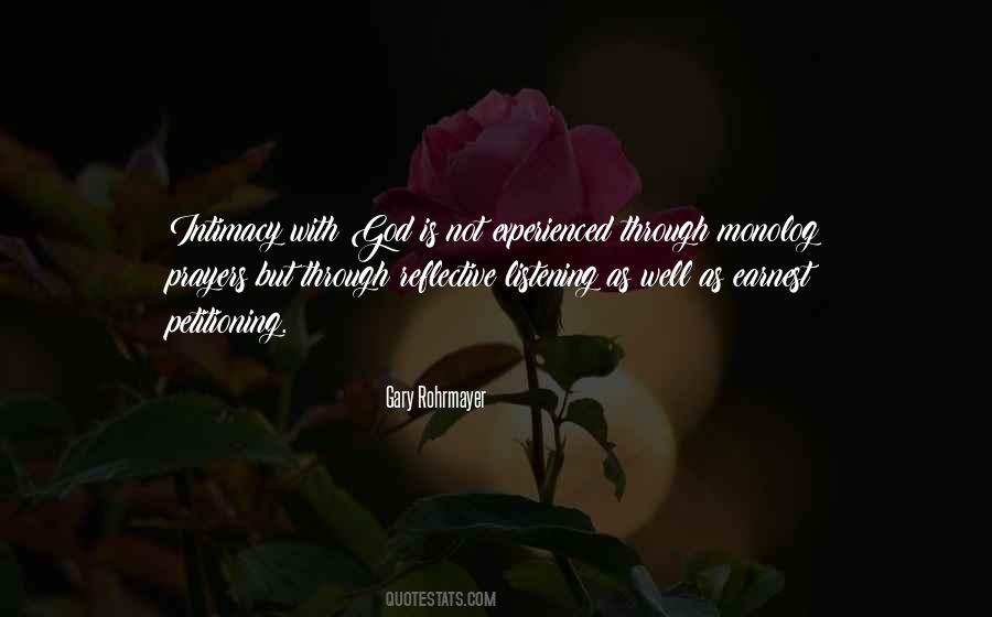 Listening Prayer Quotes #822287