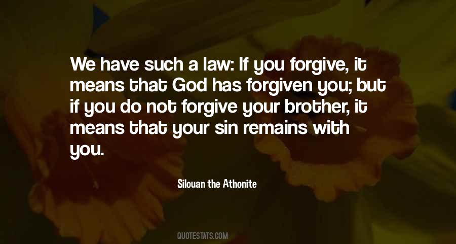 Cannot Be Forgiven Quotes #34823