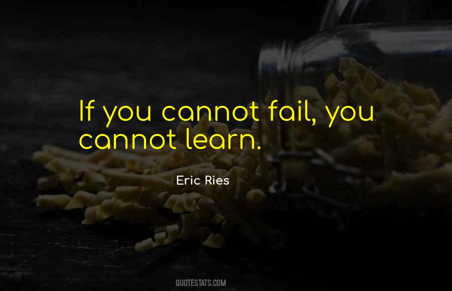 Cannot Fail Quotes #1735802