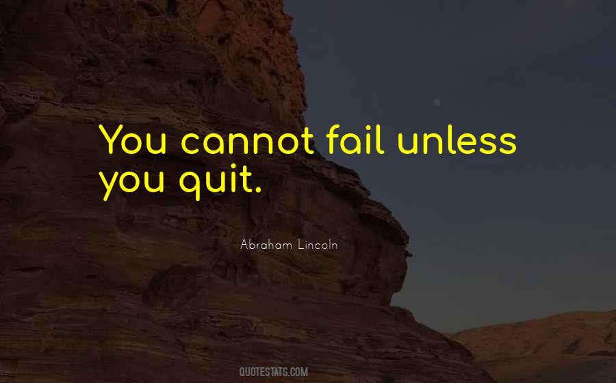 Cannot Fail Quotes #934162