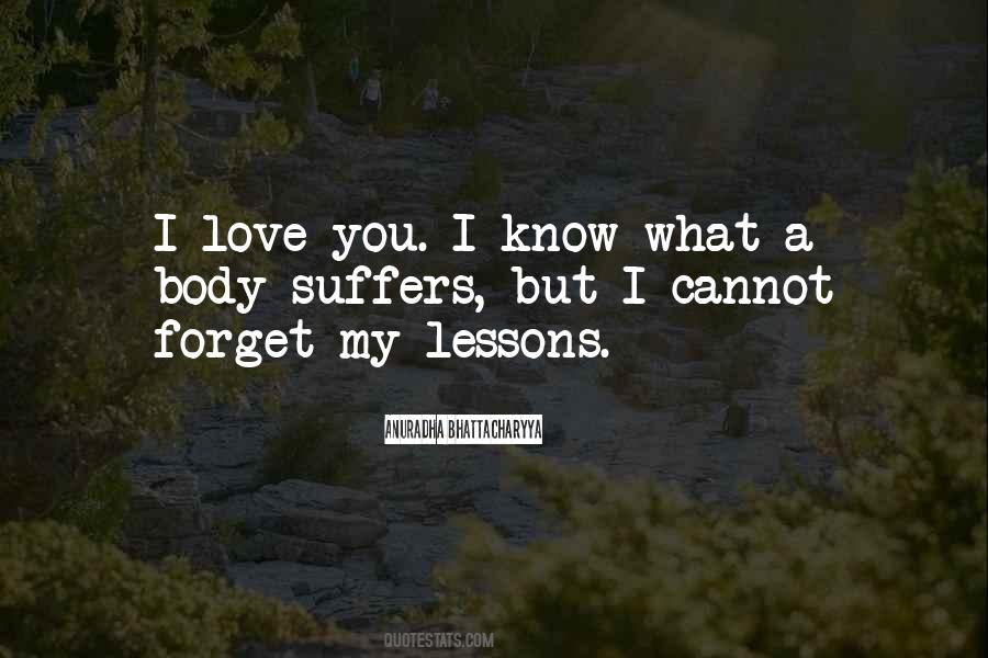 Cannot Forget Quotes #260780