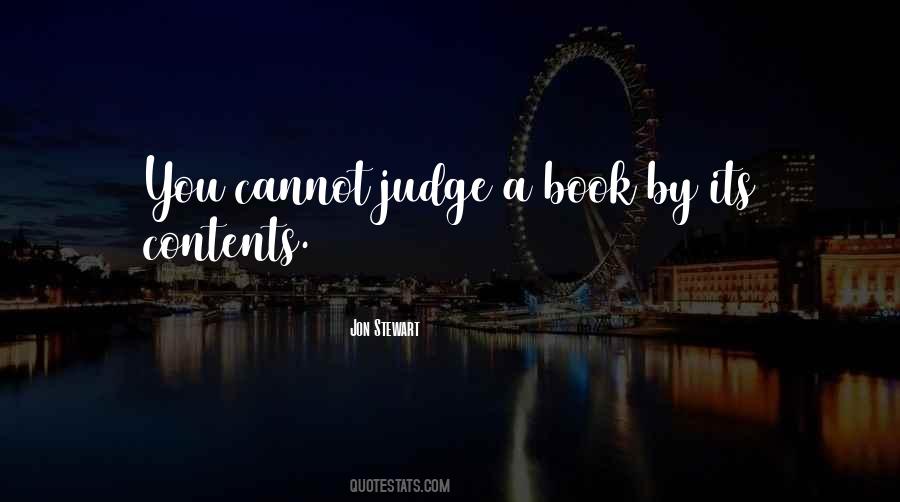 Cannot Judge Quotes #1198225