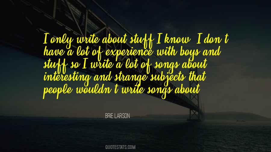 Boys Song Quotes #180423