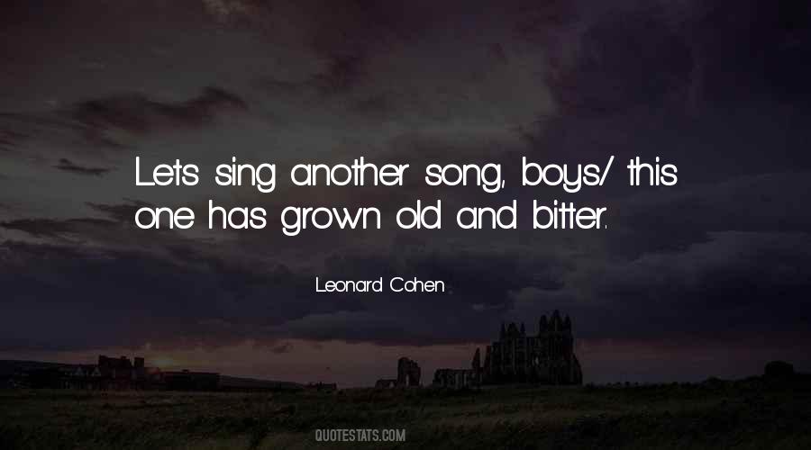 Boys Song Quotes #1823622