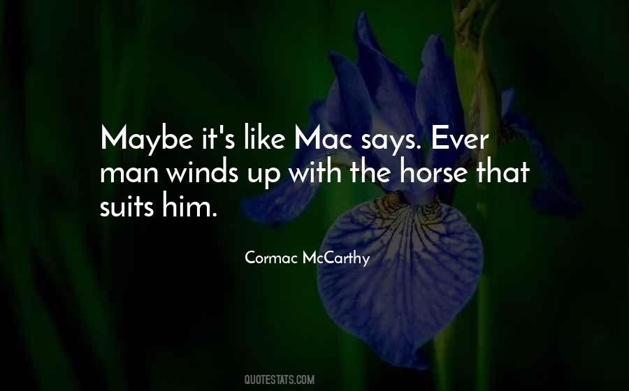 Cormac Mccarthy Love Quotes #1008554