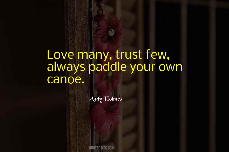 Canoe Paddle Quotes #322775