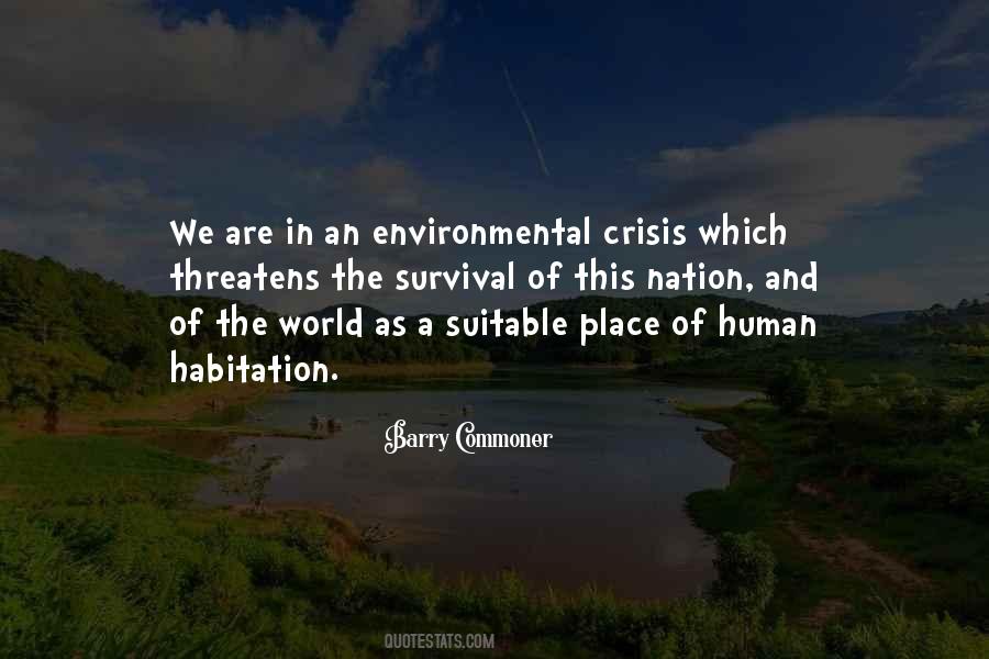 Environmental Crisis Quotes #1497189