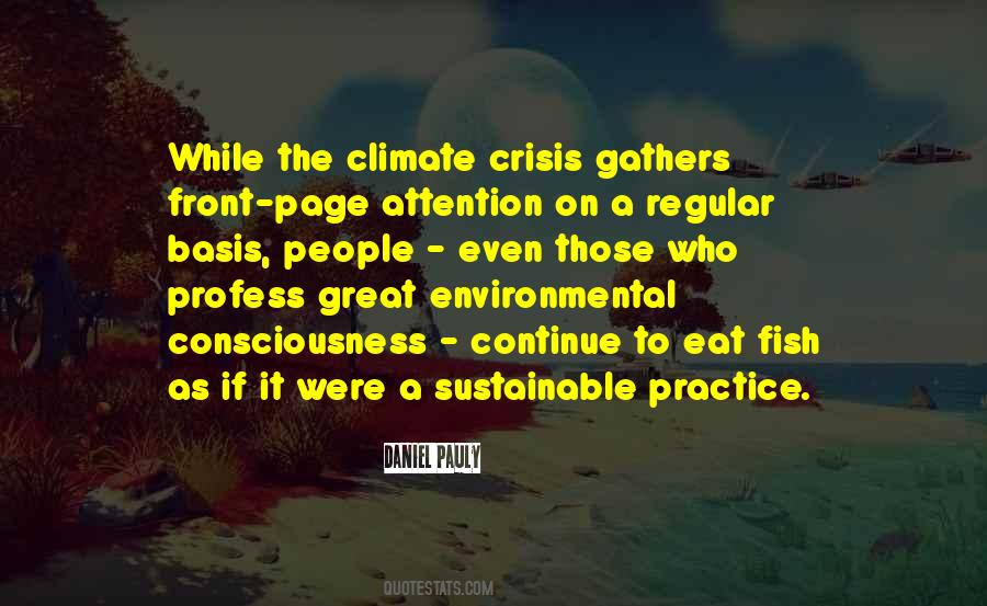 Environmental Crisis Quotes #429060