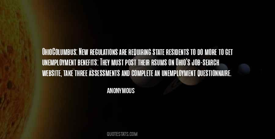 Ohio Unemployment Quotes #474698