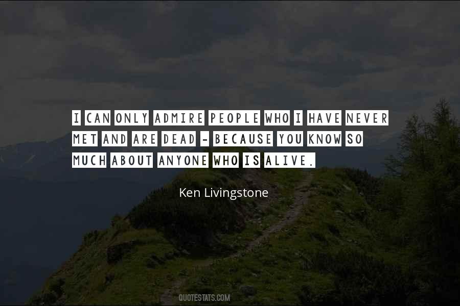 Quotes About Livingstone #184962