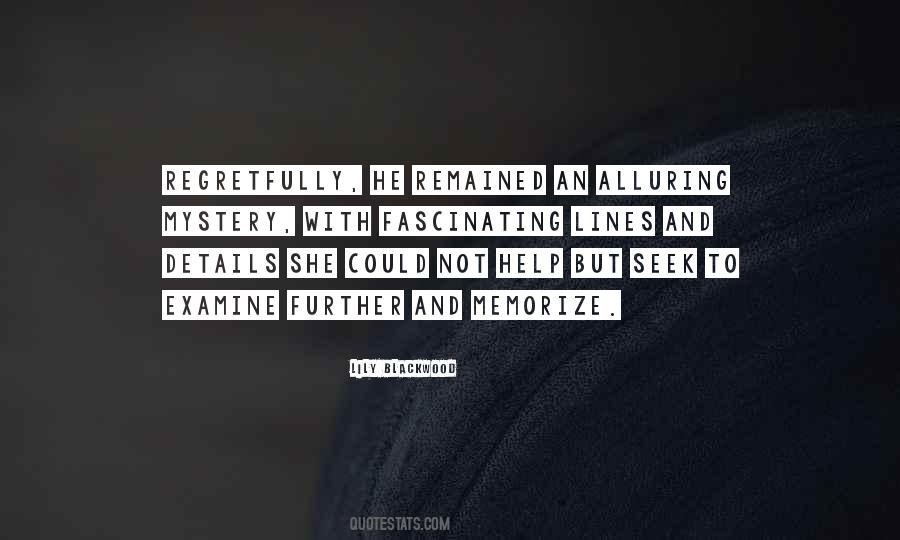 Mystery And Romance Quotes #839651