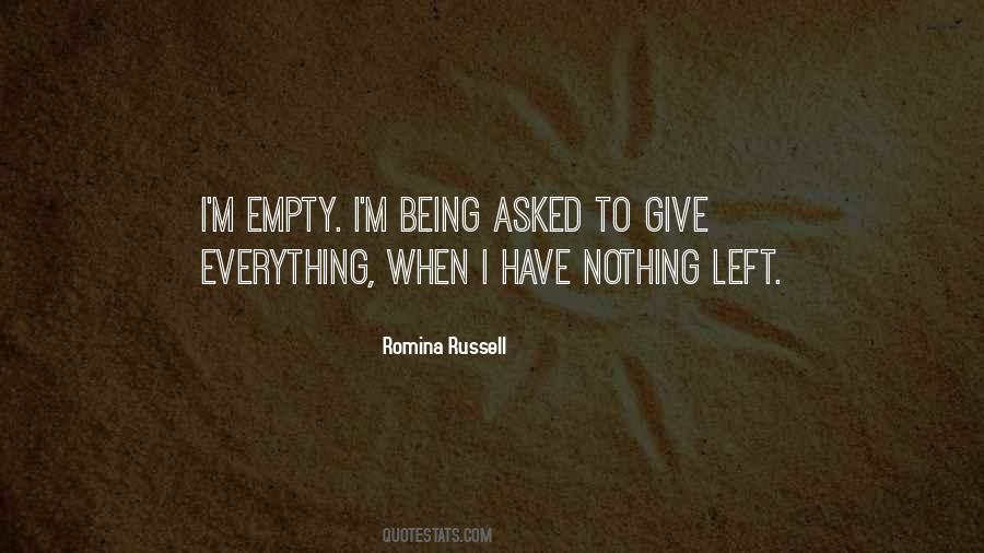 Left Empty Quotes #652631