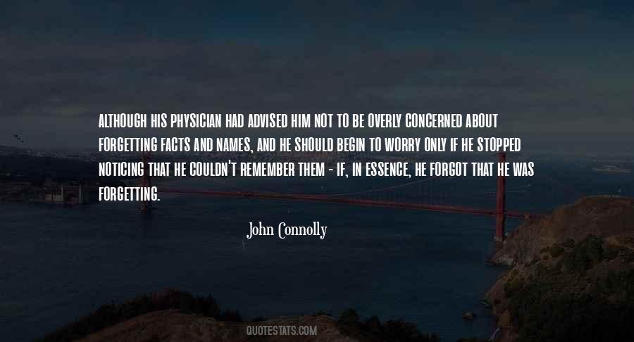 Forgetting Names Quotes #149917