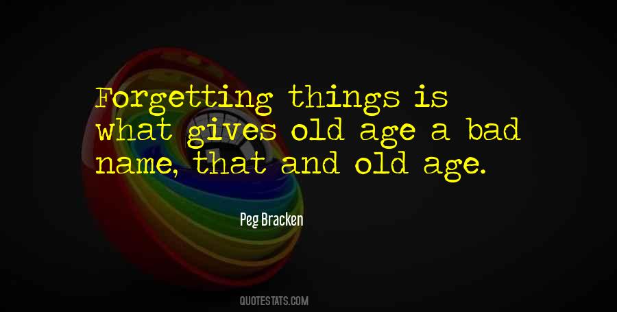 Forgetting Names Quotes #334892