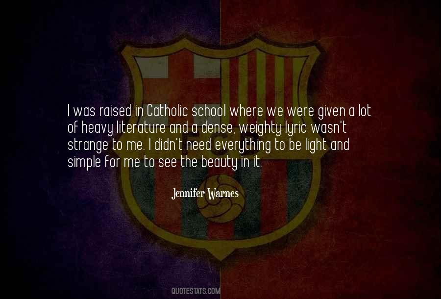 Catholic School Quotes #129733