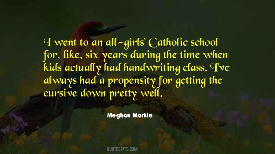 Catholic School Quotes #225322