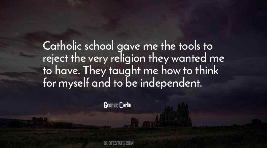 Catholic School Quotes #972411