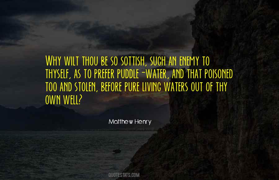 Living Water Quotes #12030