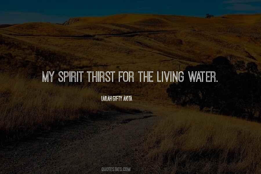 Living Water Quotes #1598071