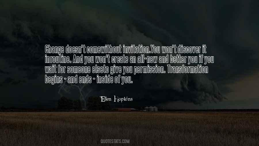 Change Routine Quotes #25358