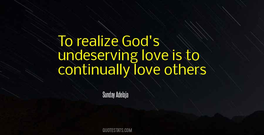 Realize God Quotes #1281388