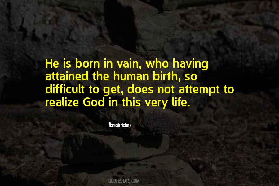 Realize God Quotes #754614