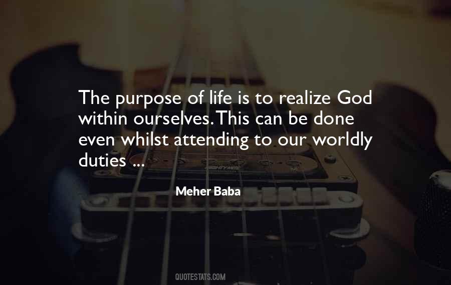 Realize God Quotes #861841