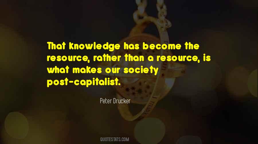 Capitalist Society Quotes #1323786