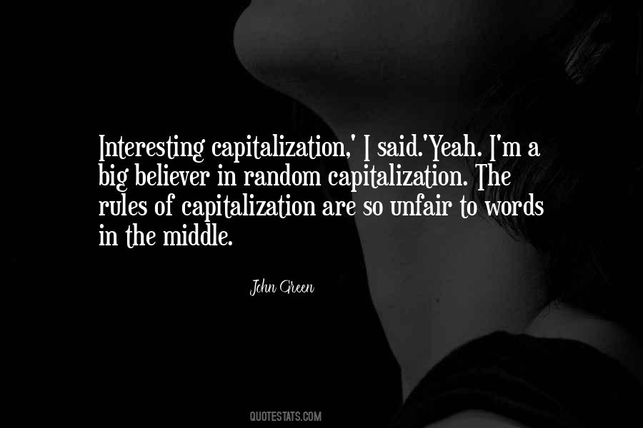 Capitalization Quotes #1076151