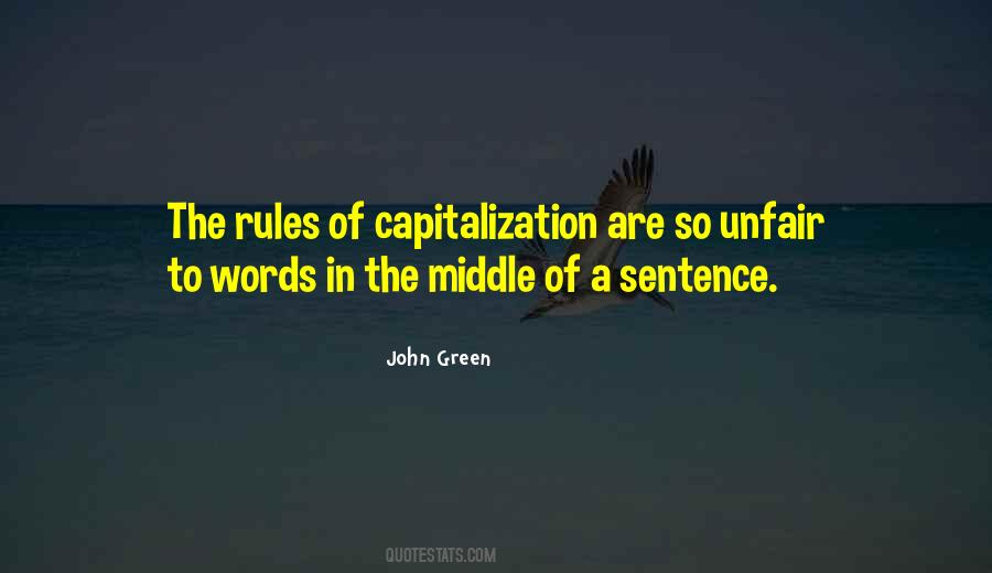 Capitalization Quotes #65422