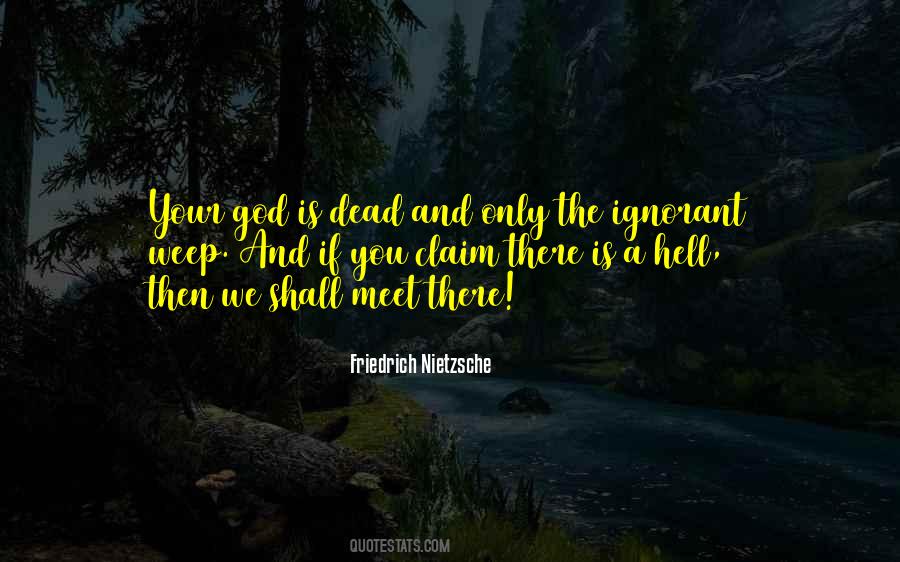Dead God Quotes #335900