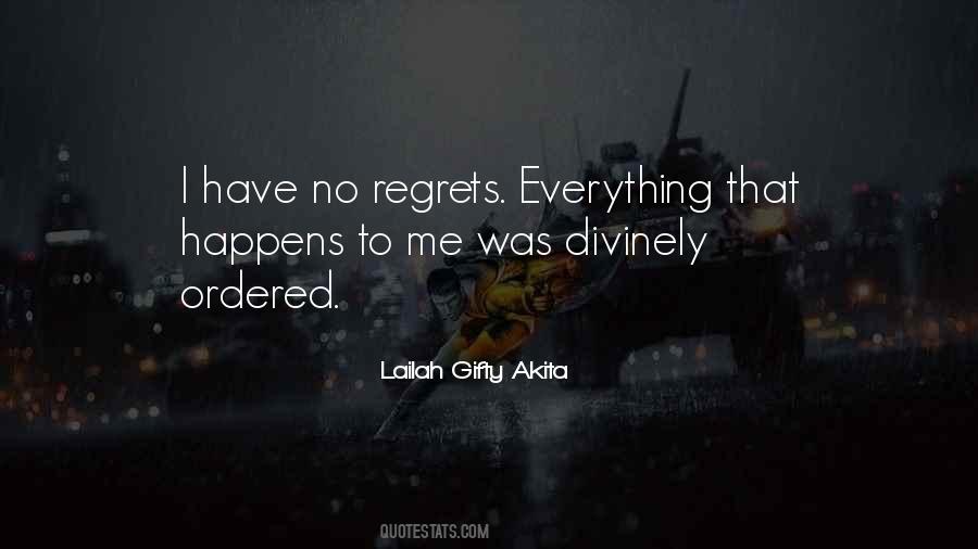 Quotes About Living With Regrets #1139860