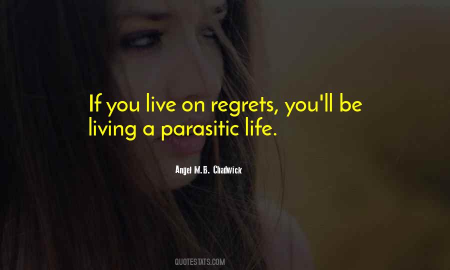 Quotes About Living With Regrets #1425103
