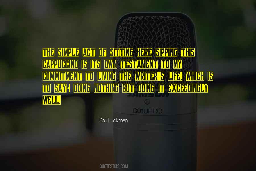 Cappuccino Coffee Quotes #1797504