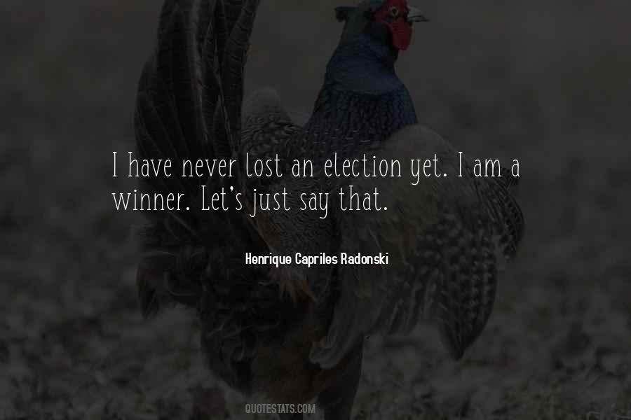 Capriles Quotes #1862041