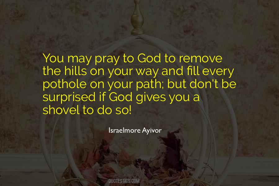 Pray God Quotes #94128