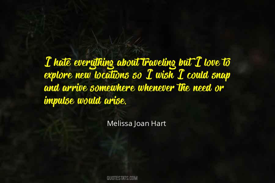 Love Traveling Quotes #1206415