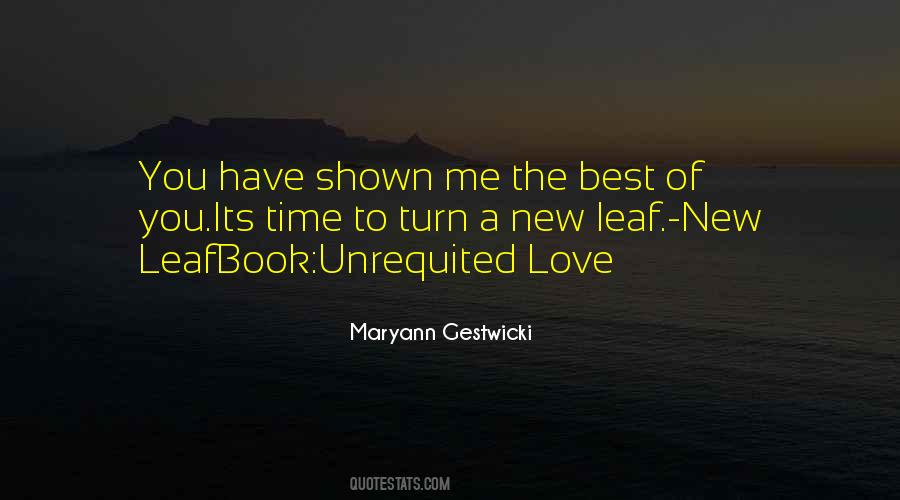 From My New Book Love Unrequited Quotes #38575