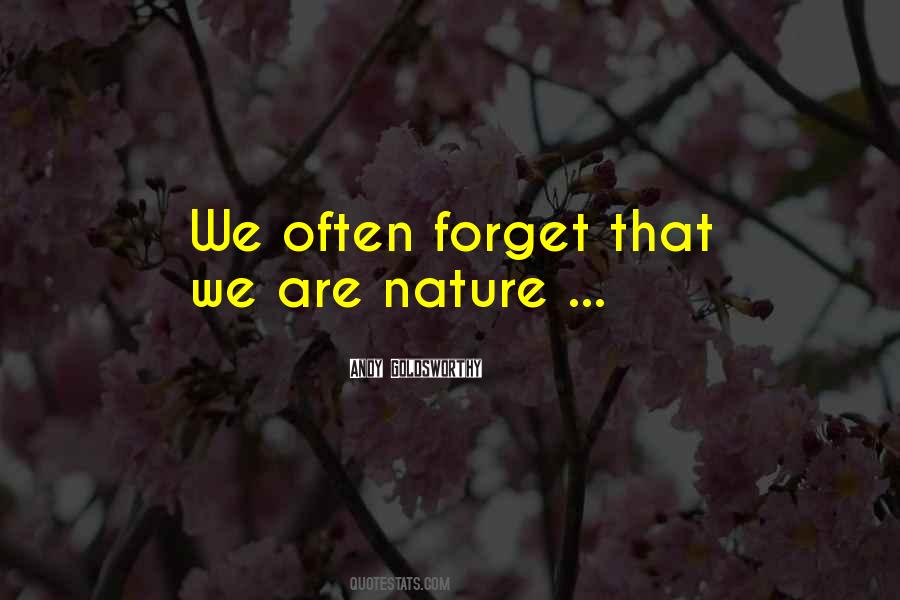 Goldsworthy Nature Quotes #1147764