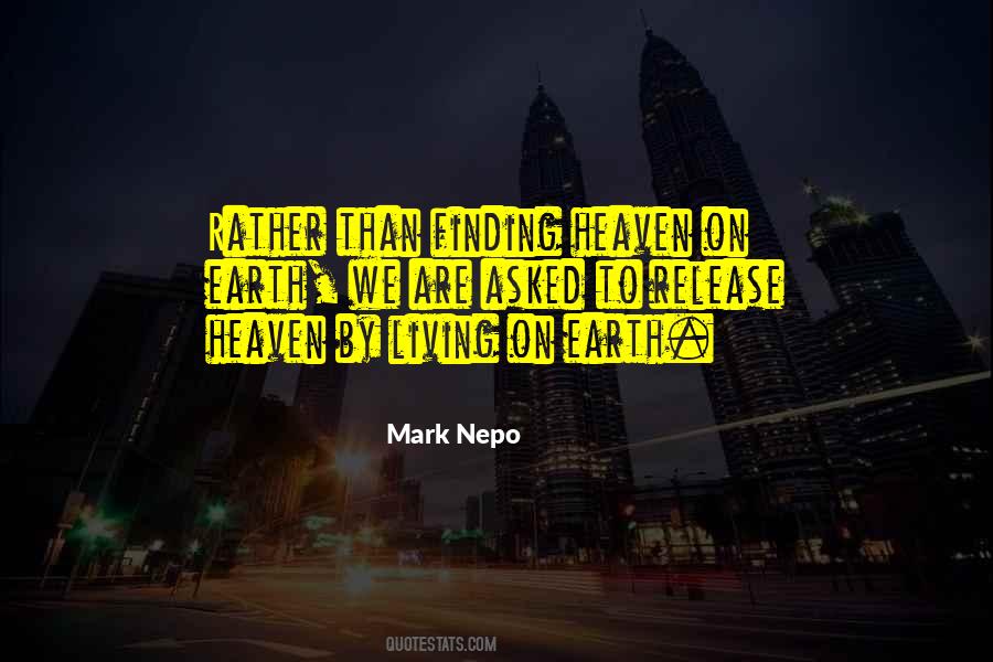 Quotes About Living On Earth #1210209