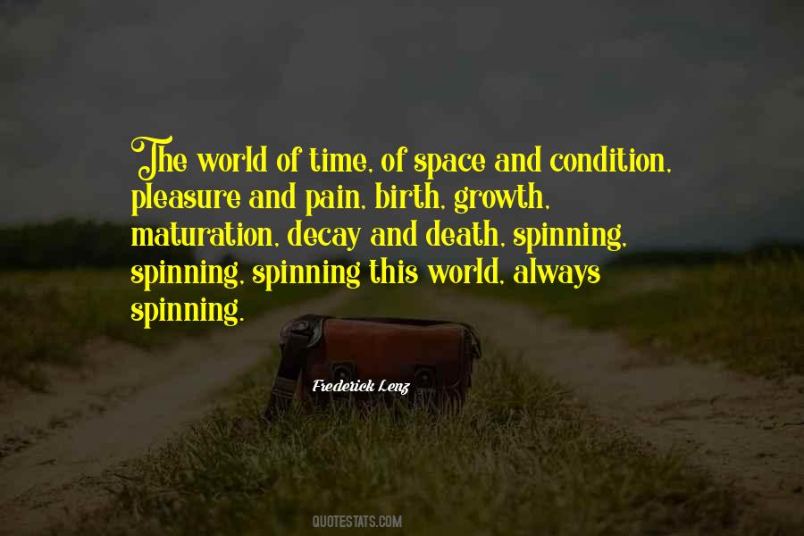 Spinning World Quotes #1642444