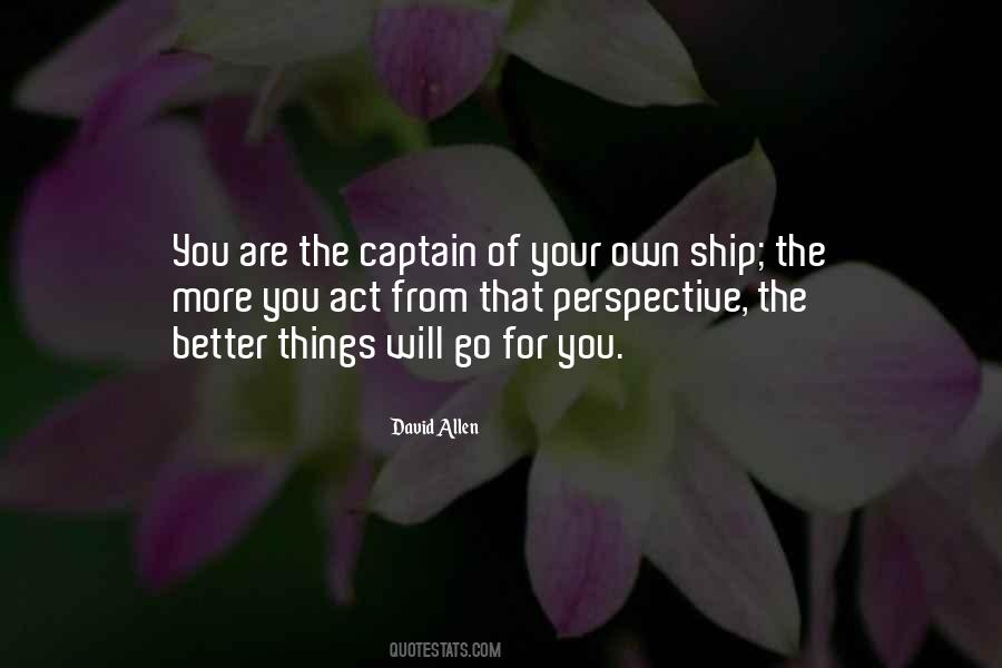 Captain Of The Ship Quotes #1434370