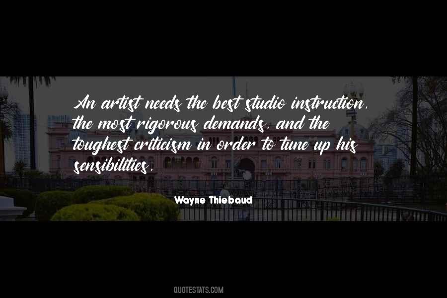 Thiebaud Wayne Quotes #1152771