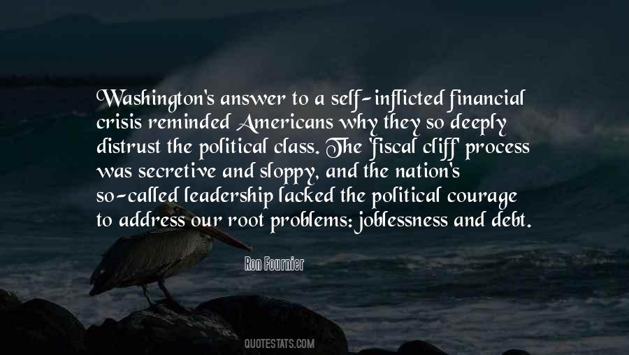 Crisis Of Leadership Quotes #1121246